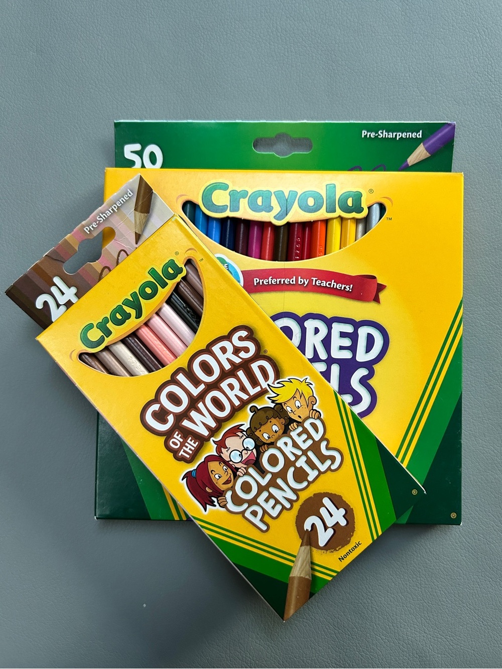 Crayola Colored Pencil Bundle! NWT - Set of 50 and Set of 24 Multicultural Packs